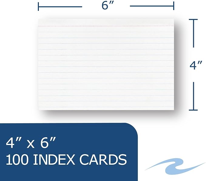 Roaring Spring Index Cards 4"x6", Bulk Case of 36 Packs of 100 Each, Smooth - Image 3