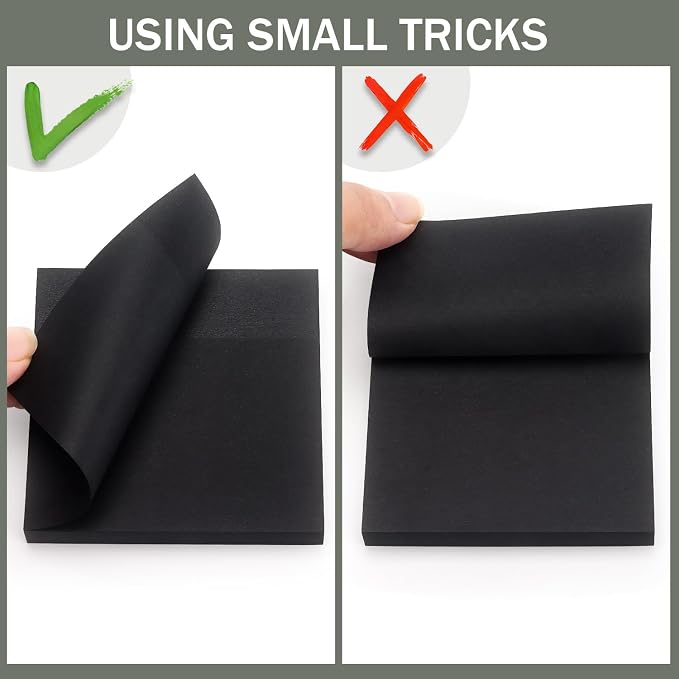 Sticky Notes 3x3 Self-Stick Notes Bright Colors Sticky Notes 4 Pads 90 - Image 5