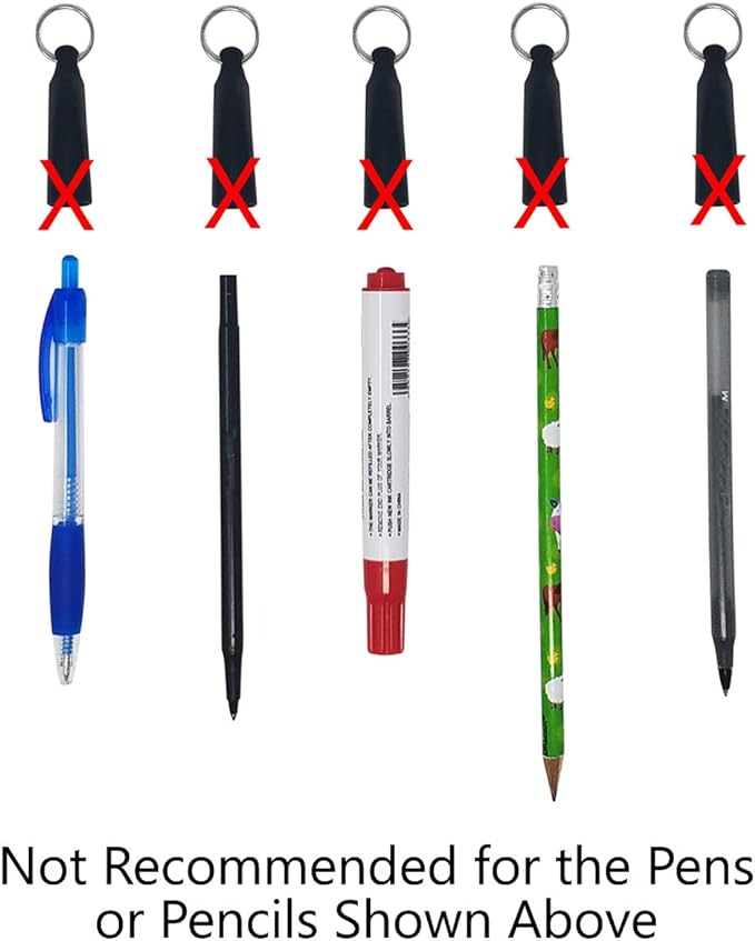 2 Pack - Heavy Duty Retractable Pull Pen Holder - Ideal - Image 5