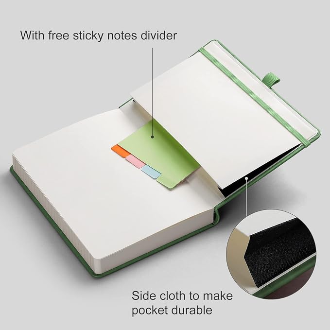 AHGXG Lined Journal Notebook, 320 Numbered Pages Thick Journal - Image 5