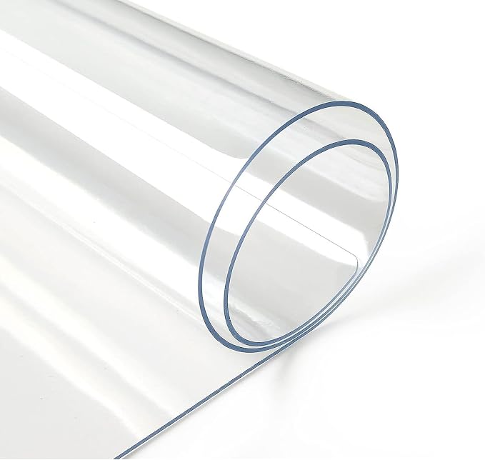 Deep Dream 1.5mm Clear Desk Cover Protector, 24×63 Inch Clear Desk Cover by DeepDream