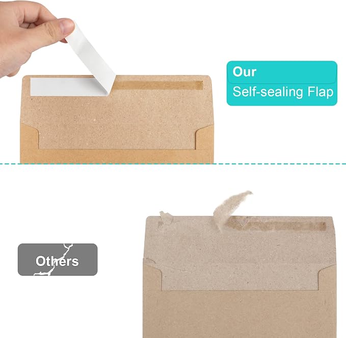 70 Packs A2 Invitation Envelopes, Envelopes - Image 3