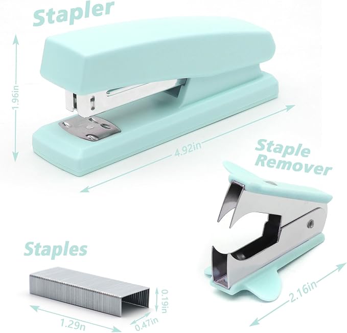 Green Office Stapler, 25 Sheet Capacity - Image 2