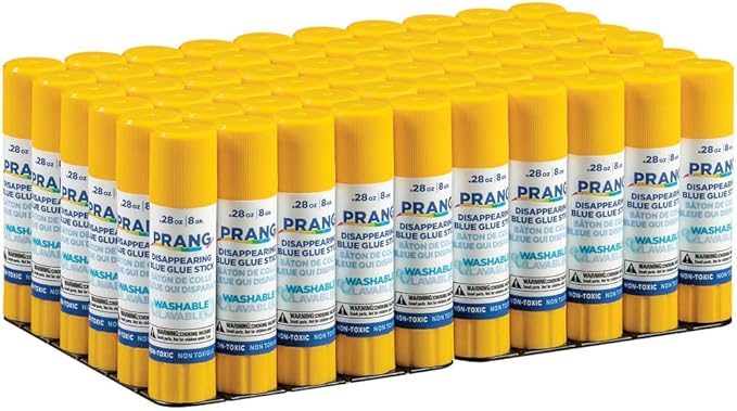 Prang Washable Glue Stick, Blue, 28 Oz., 60 Count-DeskLoop Office