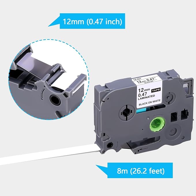 TZE-231 Compatible Label Tape Replacement - Image 3