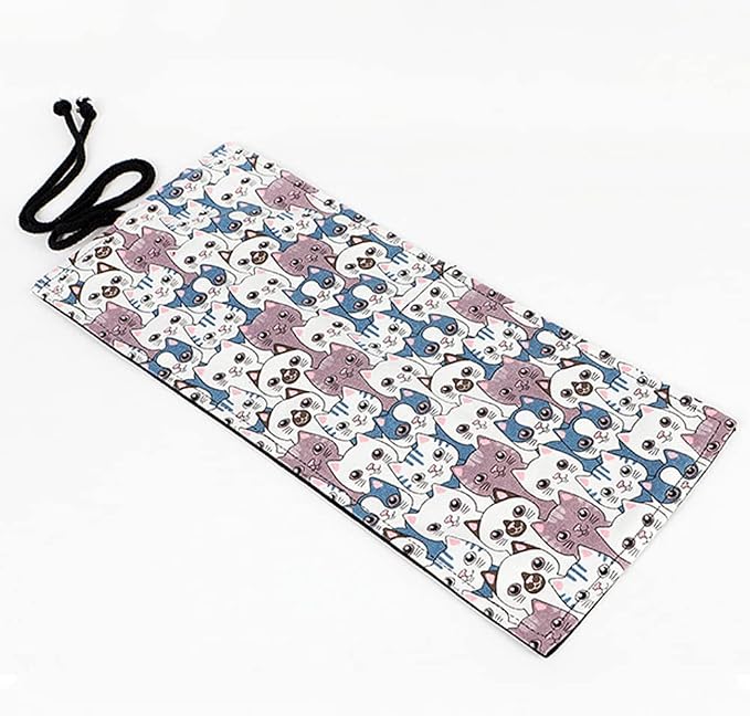 DIYOMR 24/36/72 Slots Pencil Wrap Pencil Rolls, Artist Colored Pencils Roll Up - Image 7