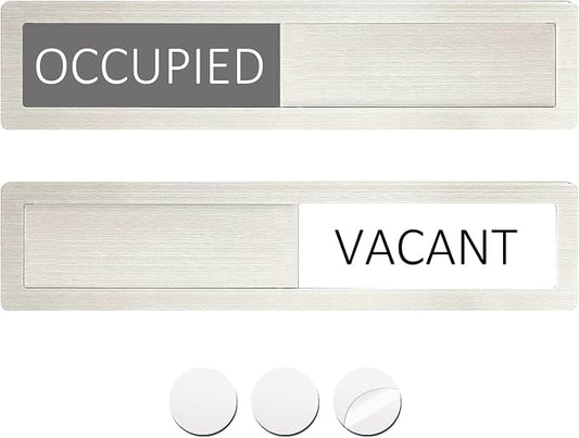 Vacant Occupied Privacy Sign, Vacant Occupied Door Sign by LoYinLo