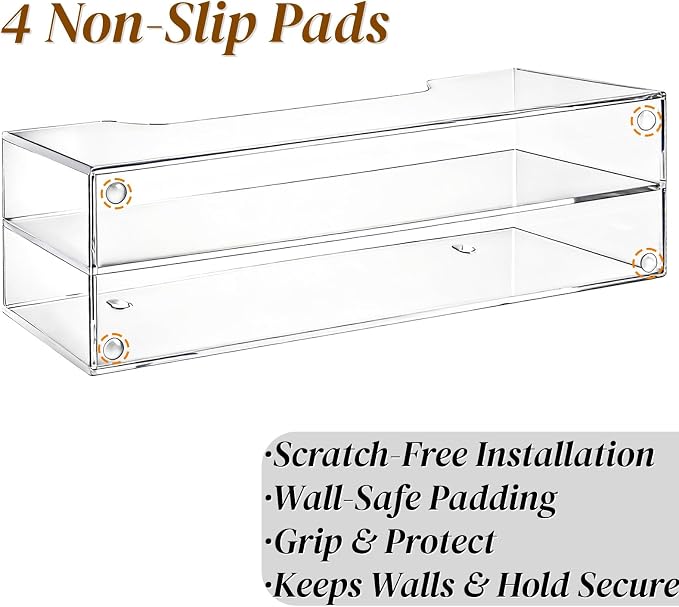 Noamus 2 Pack Acrylic Mail Organizer - Image 4