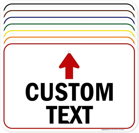 Custom Arrow Directional Sign by My Sign Center by MySignCenter