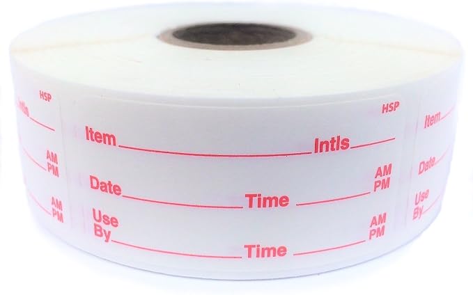 Dissolvable Food Storage Labels by HSP-HomeSafetyProducts