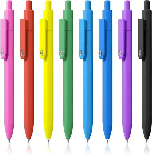 Piochoo Pens, 0.5mm Black Ink Gel Pens, Quick Dry No Smudge, Smooth Writing by Piochoo