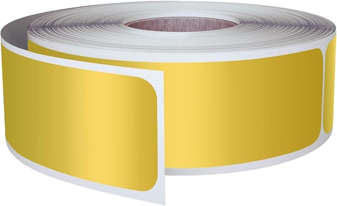 Metallic Rectangular Labels 3X1 inch by RoyalGreen