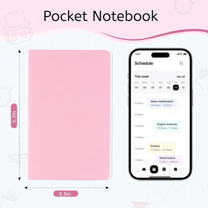 Oucaru 80 Pack Small Pocket Notebook, Mini Blank Notebook 3.5 x 5.5 Inches - Image 2