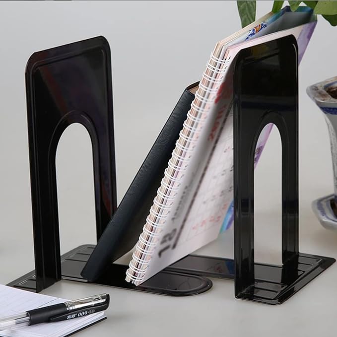 30 Pcs Metal Book Ends for Shelves, Heavy Duty Bookends for Office Home Kitchen - Image 7