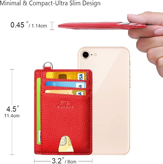 FurArt Slim Minimalist Wallet RFID Credit Card Holder - Image 7