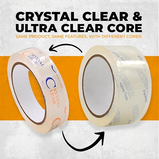 WOD CST22CC Crystal Clear See-Through Packing Tape – 3 inch x 110 yds. - Image 3