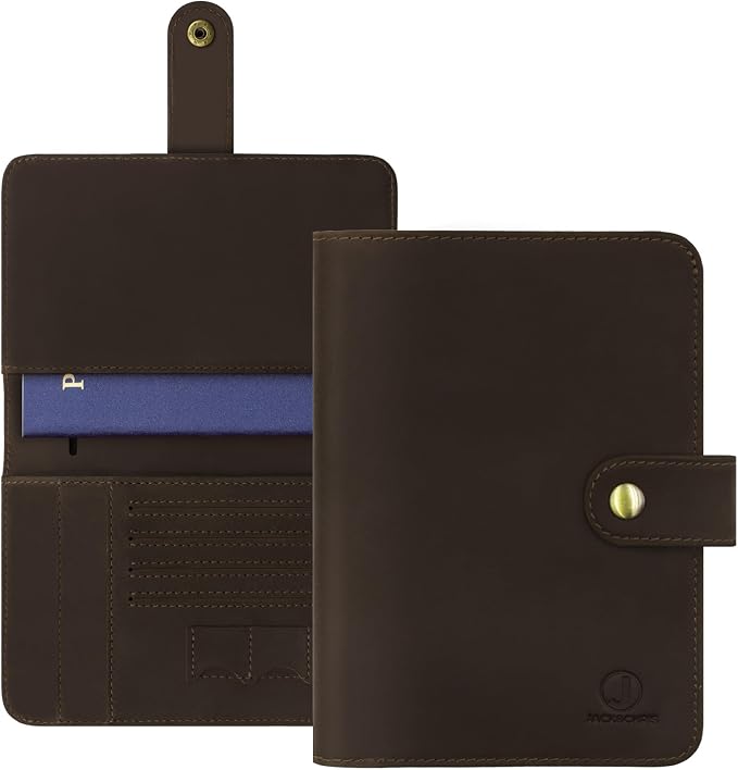 Jack&Chris Genuine Leather Handmade Passport Holder by JackChris