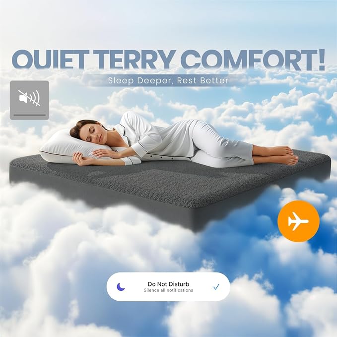 Utopia Bedding Queen Size Mattress Protector Waterproof, Premium 200 GSM Terry - Image 8