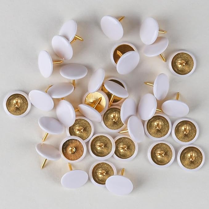 200PCS Thumb Tacks Flat Push Pins Wall Tacks Round Head Thumbtack - Image 3