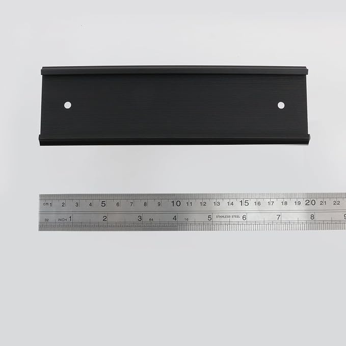 Antrader 10Pcs Name Plate Holders, Aluminium Alloy Name Plates, Sliding Room - Image 4
