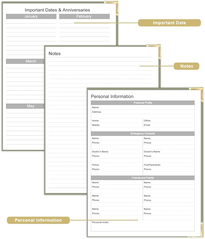 Undated Daily Planner 8.5"x11" - Image 5