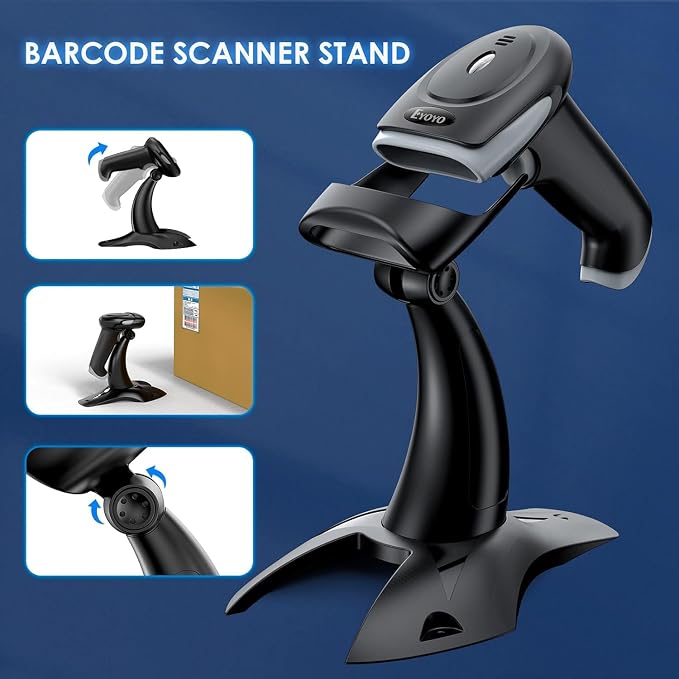 Eyoyo 2D 1D Wireless Barcode Scanner - Image 6