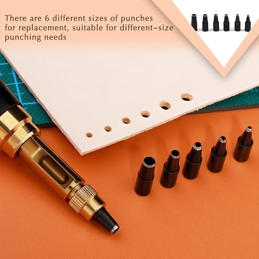 TLKKUE Adjustable Screw Hole Punch Automatic Hole Punch Tool - Image 4