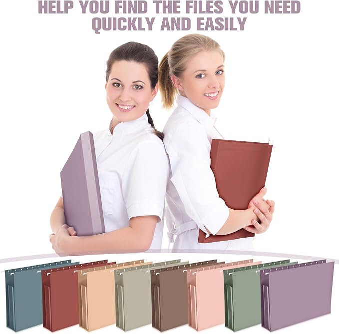 Sepamoon 40 Pcs Hanging File Folders Extra Capacity File Folders Letter Size - Image 7