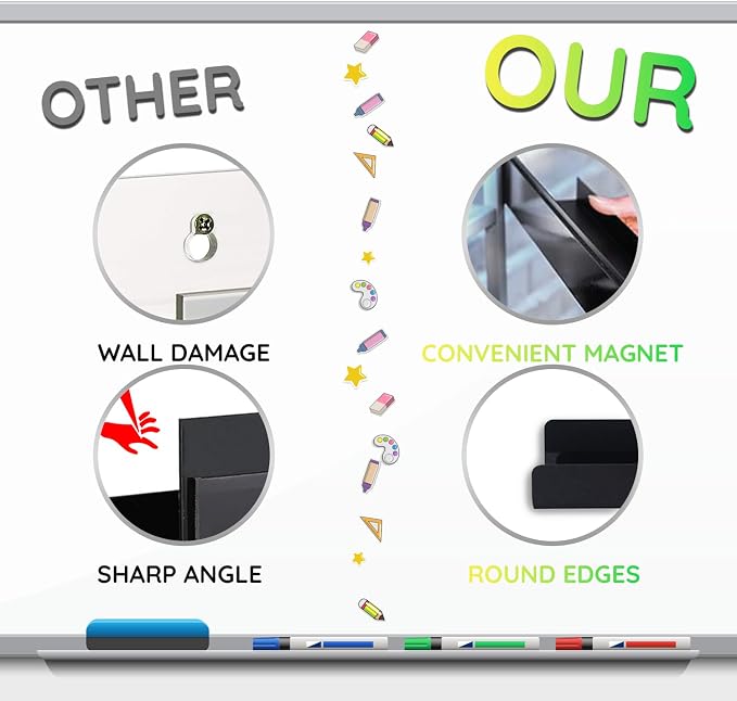 2 Pcs Magnetic Book Shelf for Whiteboard - Image 4
