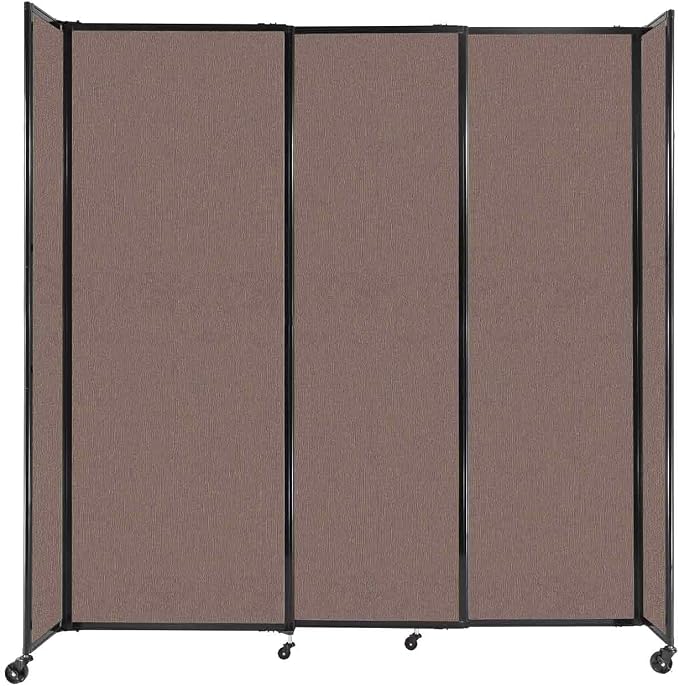 Versare Straightwall Sliding Portable Wall Partition | Freestanding Office by VERSARE