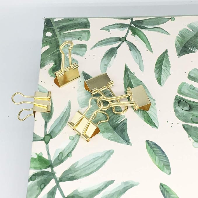 Gold Binder Paper Clips - Image 3