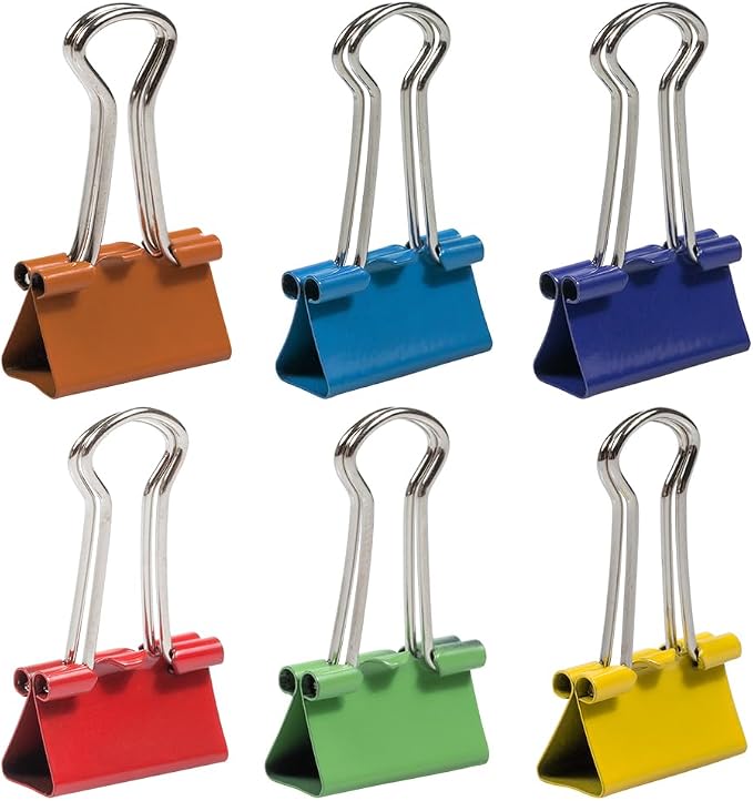 JAM PAPER Colorful Binder Clips Assortment - Image 2