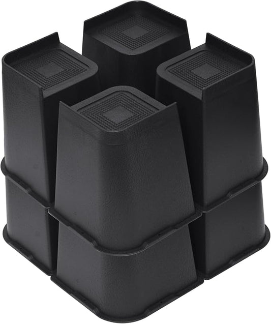 MXMZHXU Bed Risers 2 inch, 3 inch, 4 inch, 6 inch or 8 inch Heavy Duty by MXMZHXU