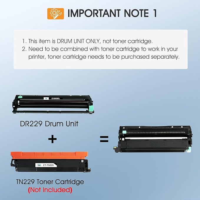 DR229 DR229CL Drum Unit 4-Pack Compatible Replacement for Brother DR229 DR-229CL for MFC-L3780cdw MFC-L3720cdw HL-L3220cdw HL-L3280cdw HL-L3295cdw DCP-L3560cdw Printer (Black Cyan Magenta Yellow)-DeskLoop Office