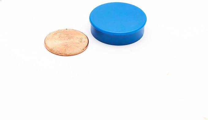 Bullseye Office 24 Round Green Fridge Magnets, Button Shaped, Small Colorful - Image 6