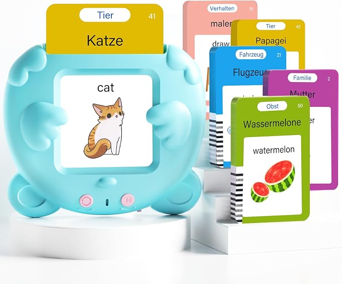 German and English Talking Flash Cards by ANhovno