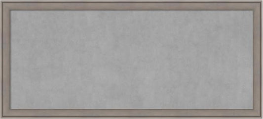Amanti Art Grey Framed Magnetic Board 23x51 Oversize Vision Board by AmantiArt