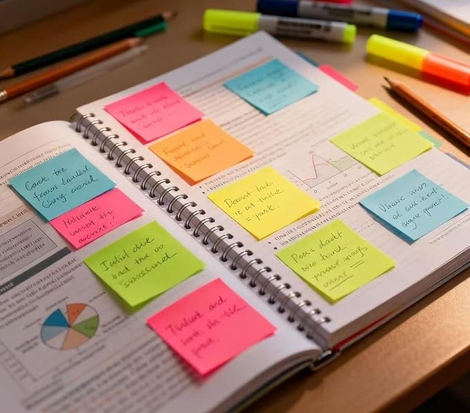 Pop Up Sticky Notes Refill, 3x3 in Popup Notepads, Accordion Stickies Super - Image 7