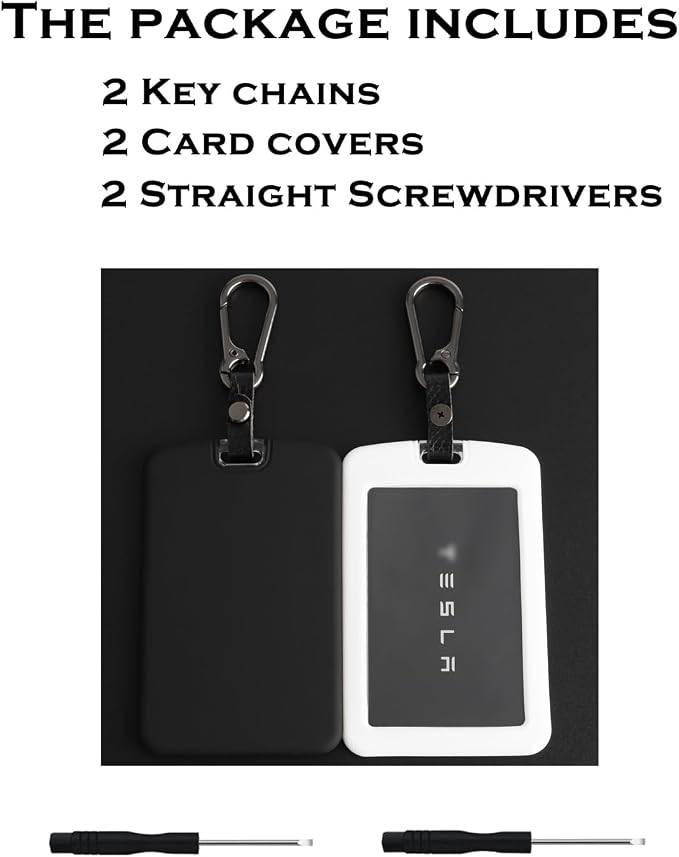 TANDRIVE 2PCS Silicone Key Card Holder Case Compatible - Image 6