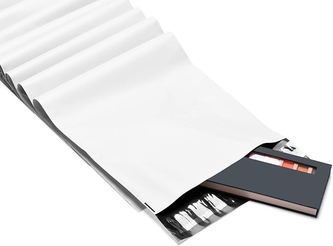 Metronic Poly Mailers 6x9 inch 1000Pcs White Small Shipping Bags - Image 8