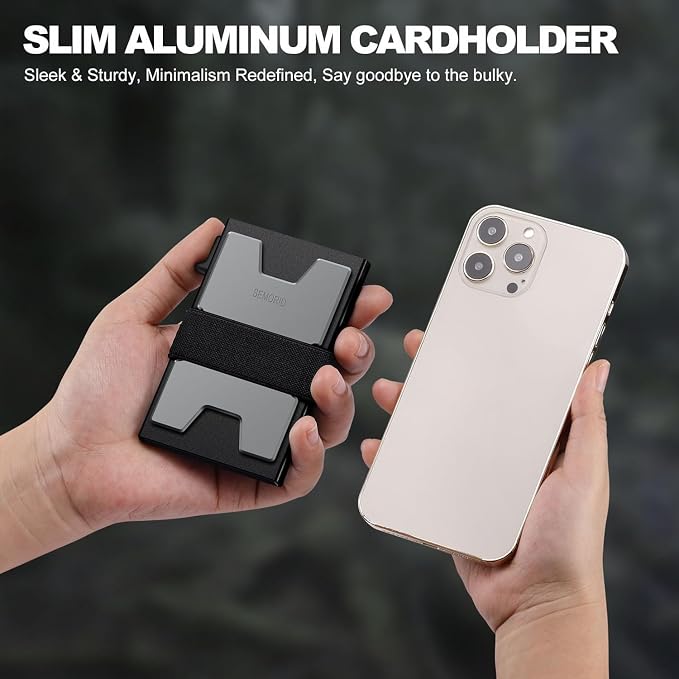 SEMORID Slim Aluminum Card Holder Wallet - Image 4