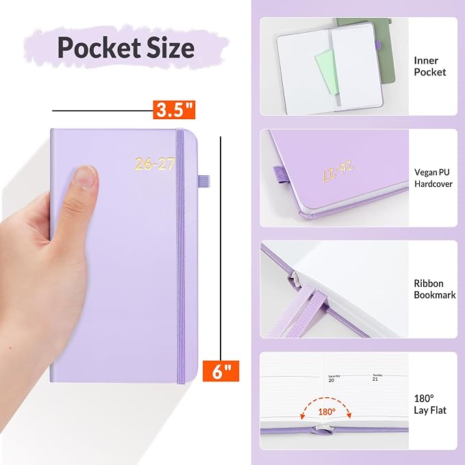 SUNEE 2026-2027 Pocket Weekly Planner - Image 4