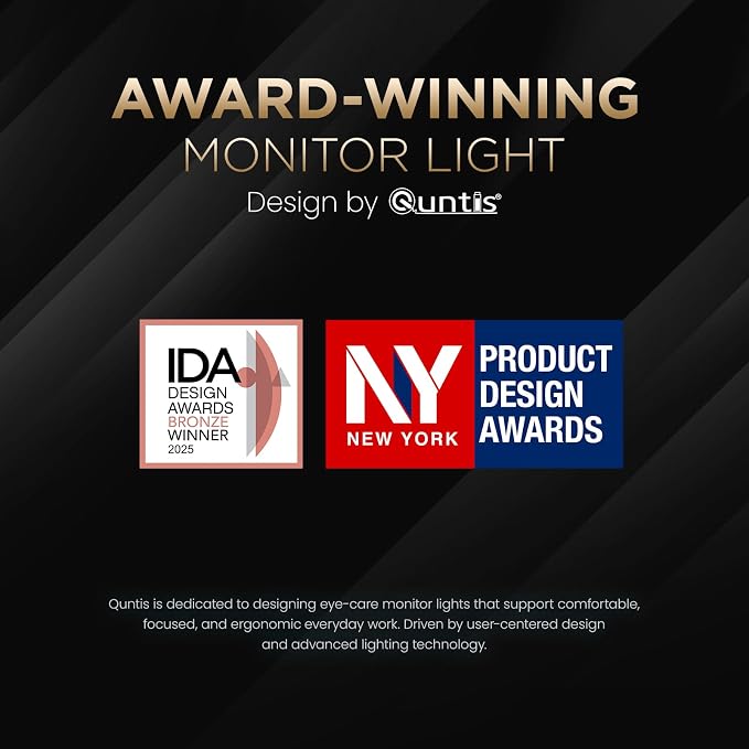 Quntis Monitor Light Bar with Remote, Eye-Care No Glare Computer Light - Image 9