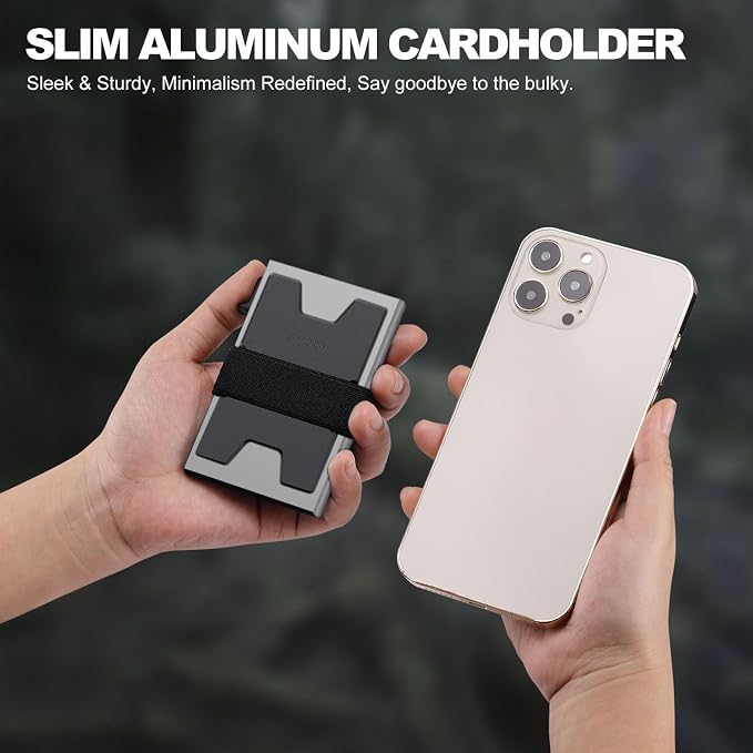SEMORID Slim Aluminum Card Holder Wallet - Image 4