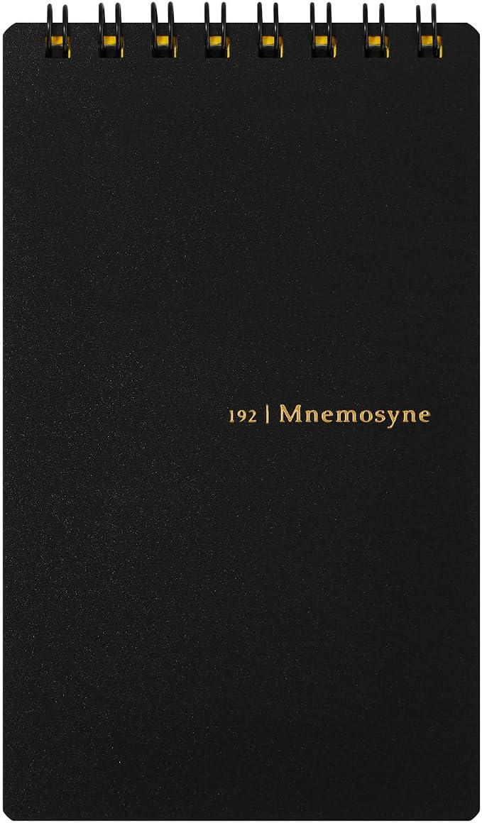 Maruman Mnemosyne Memo Pad, Perforated Pages & Wire-Bound to Lay Flat, Made in by Maruman