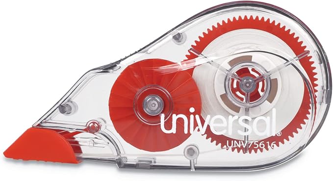 Universal UNV75616 0.2 in. x 315 in. Non-Refillable Correction Tape Dispenser - Image 2