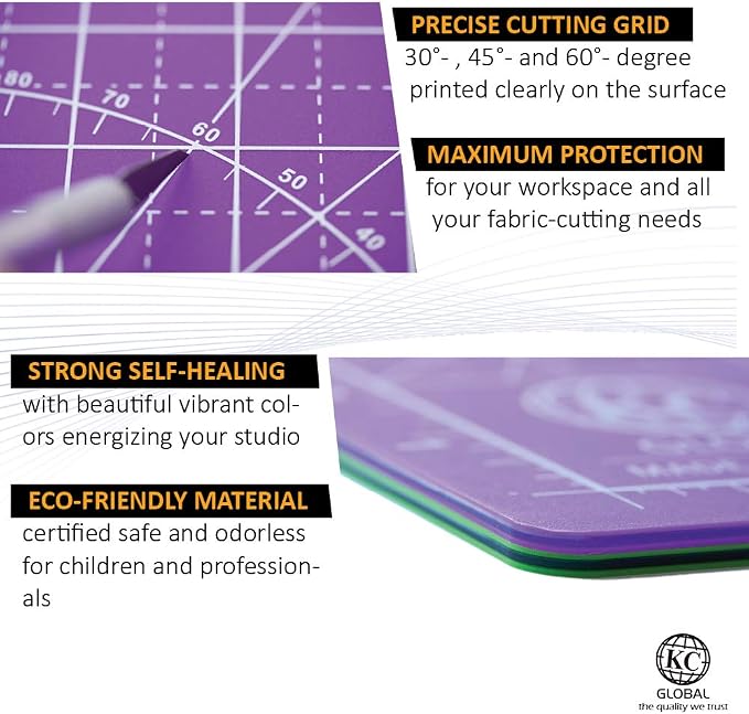 KC GLOBAL A3 Professional Grade Self-Healing Cutting Mat - Image 2