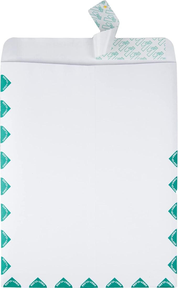 Quality Park 10 x 13 First Class Catalog Envelopes, First Class Border - Image 7