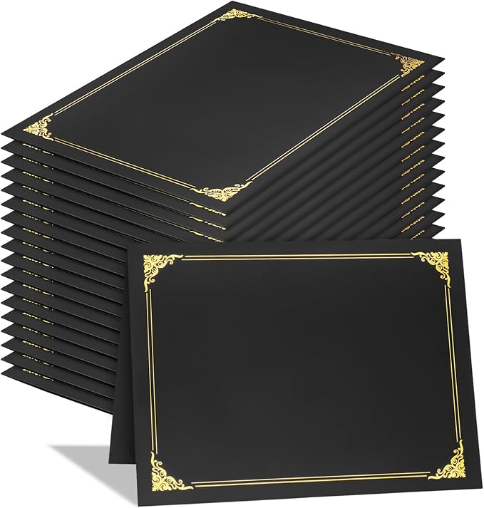 25 Packs Certificate Holders, Diploma Holders, Certificate Folders by COIDEA