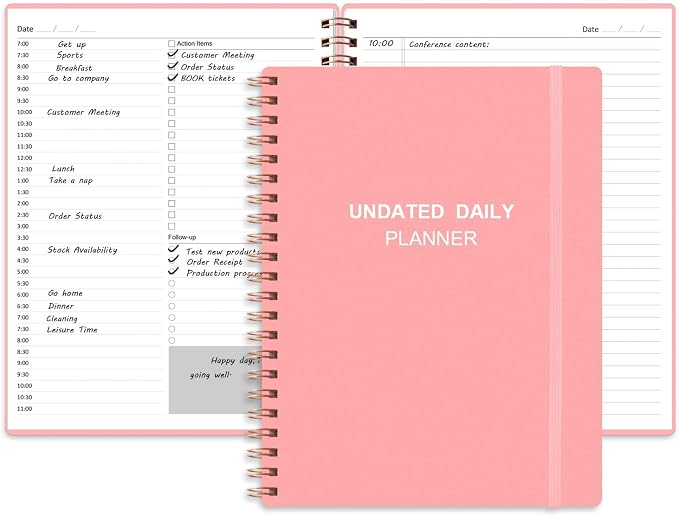 Undated Daily Planner by tiankool